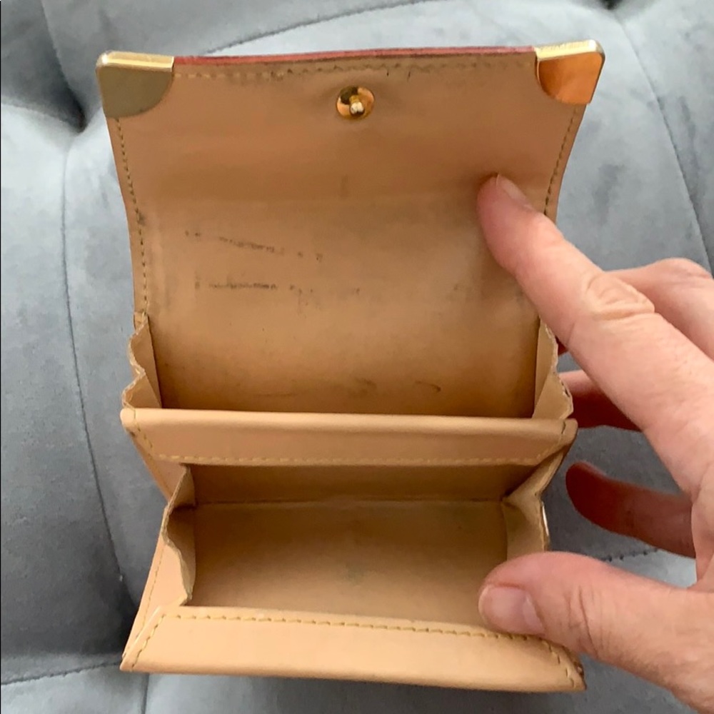 Authentic Louis Vuitton Murakami White Wallet Porte Monnaie Plat Coin Case - Picture 6 of 9